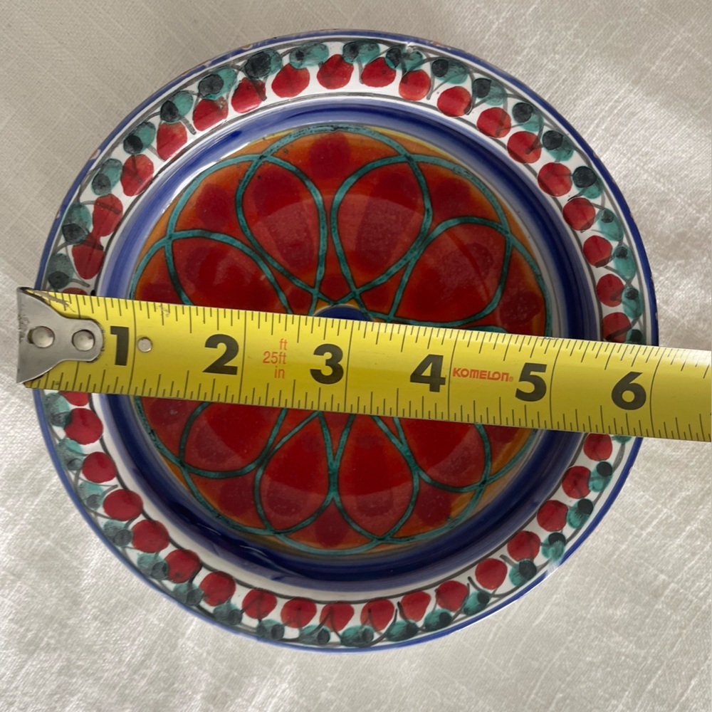 Arte D’Italia Sicilian hand painted ceramic bowl. Allegria vintage collectible - Picture 7 of 8